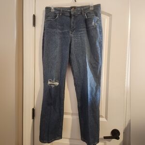 Lee Women's Straight Leg Blue Jeans